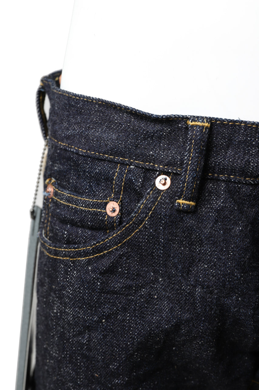 Load image into Gallery viewer, BACKLASH xx FULLCOUNT Collaboration STRAIGHT PANTS / 13.7oz ZIMBABWE DENIM (INDIGO BLUE)