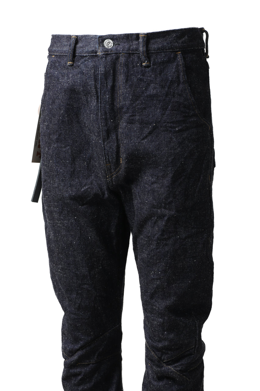 Load image into Gallery viewer, BACKLASH xx FULLCOUNT Collaboration THREE DIMENSIONAL PANTS / 13.7oz ZIMBABWE DENIM (INDIGO BLUE)