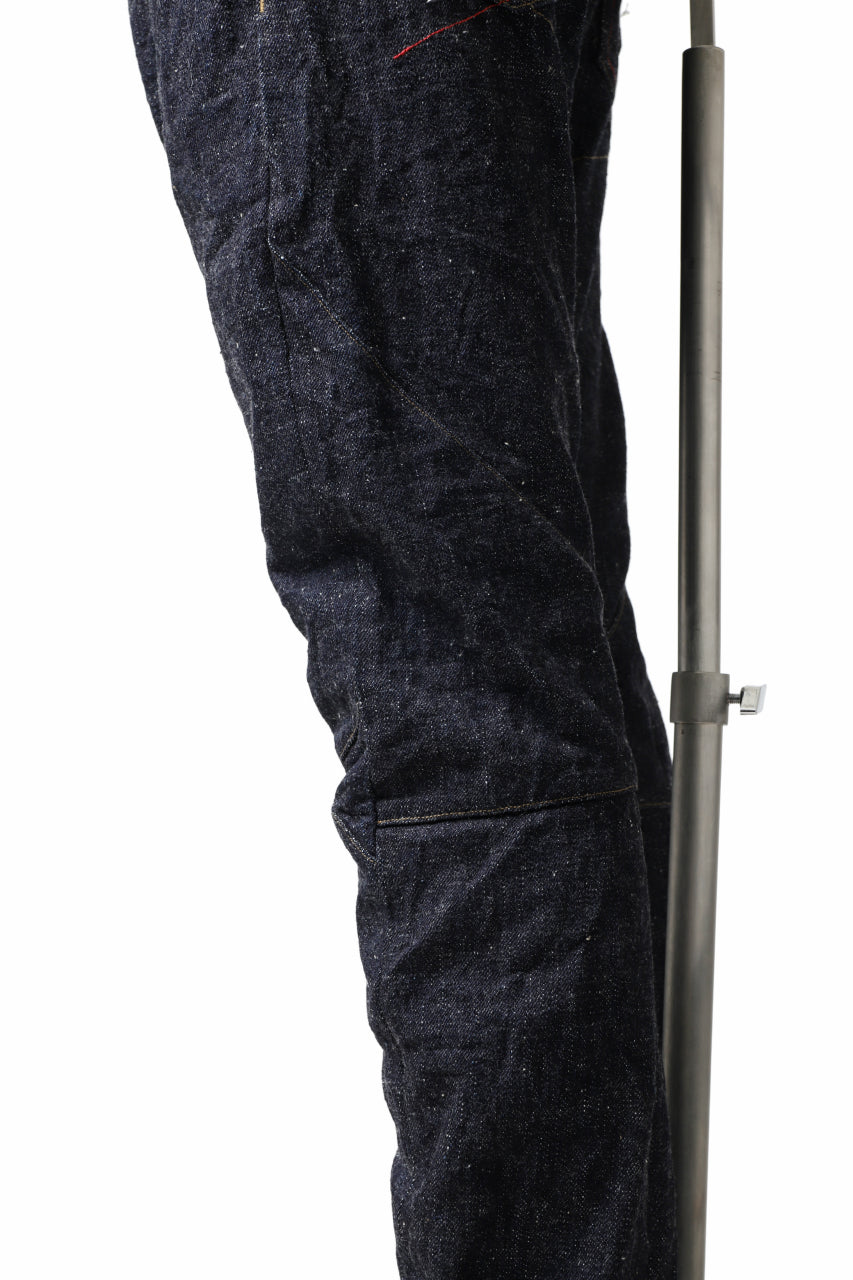 Load image into Gallery viewer, BACKLASH xx FULLCOUNT Collaboration THREE DIMENSIONAL PANTS / 13.7oz ZIMBABWE DENIM (INDIGO BLUE)