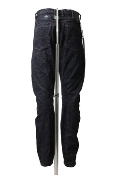 Load image into Gallery viewer, BACKLASH xx FULLCOUNT Collaboration THREE DIMENSIONAL PANTS / 13.7oz ZIMBABWE DENIM (INDIGO BLUE)