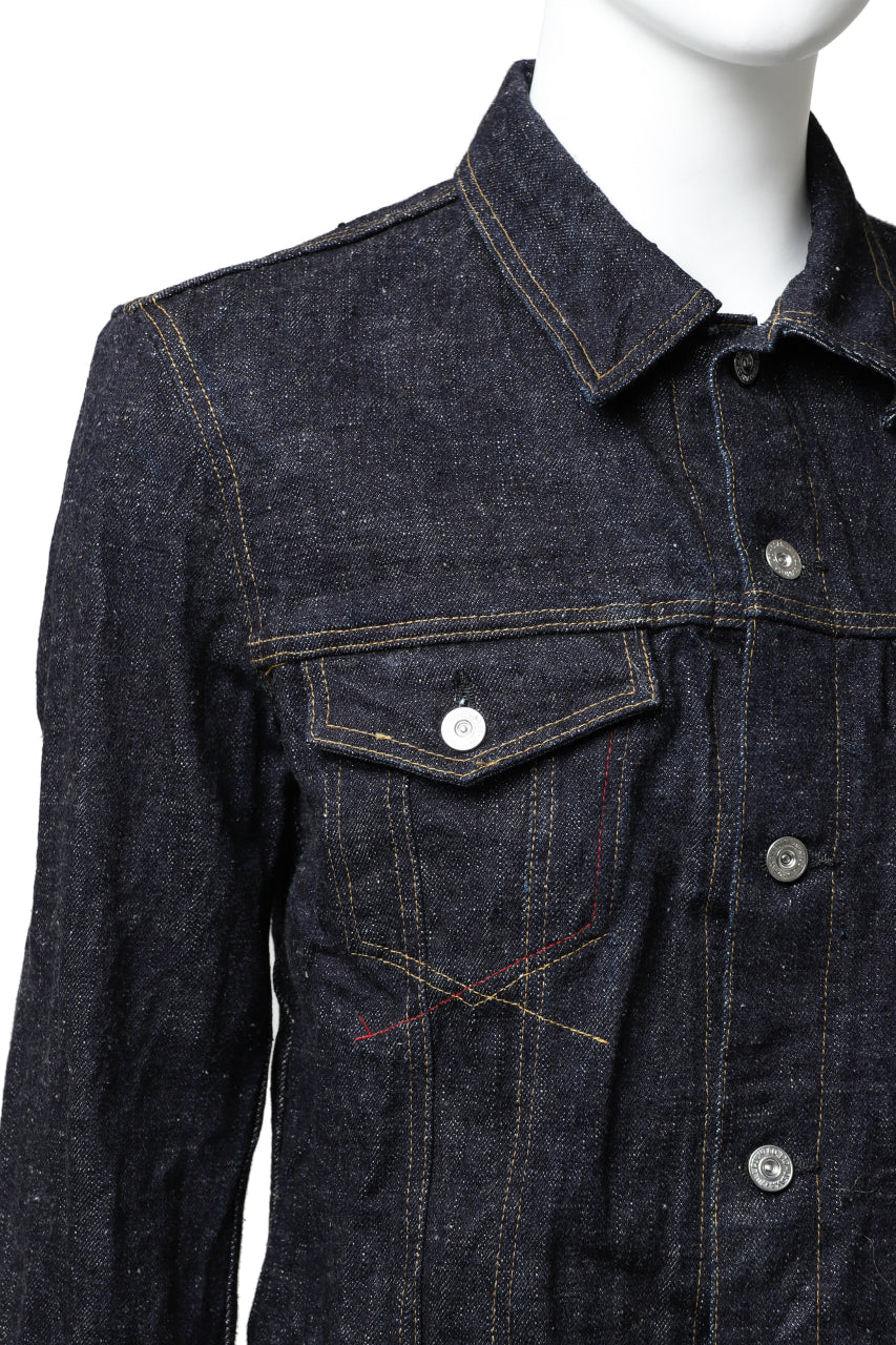 Load image into Gallery viewer, BACKLASH xx FULLCOUNT Collaboration JEAN JACKET / 13.7oz ZIMBABWE DENIM (INDIGO BLUE)