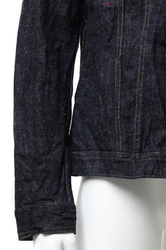 Load image into Gallery viewer, BACKLASH xx FULLCOUNT Collaboration JEAN JACKET / 13.7oz ZIMBABWE DENIM (INDIGO BLUE)