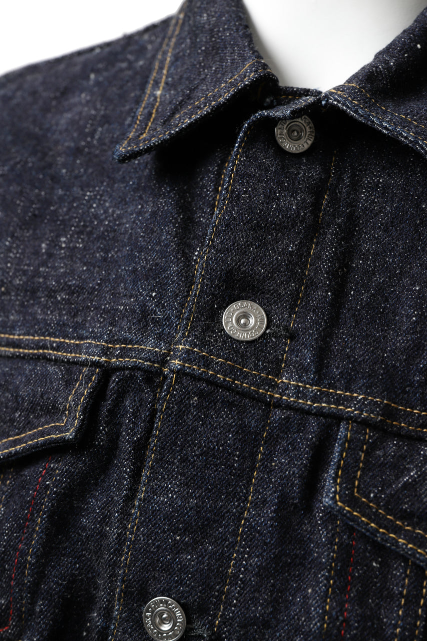 Load image into Gallery viewer, BACKLASH xx FULLCOUNT Collaboration JEAN JACKET / 13.7oz ZIMBABWE DENIM (INDIGO BLUE)