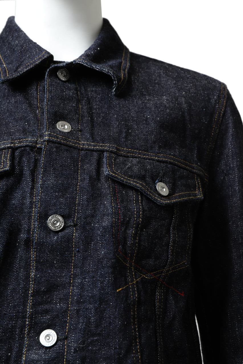 Load image into Gallery viewer, BACKLASH xx FULLCOUNT Collaboration JEAN JACKET / 13.7oz ZIMBABWE DENIM (INDIGO BLUE)