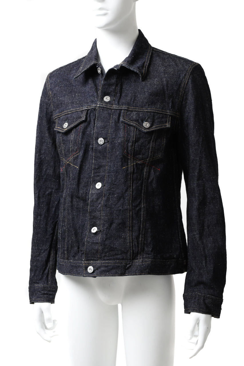 Load image into Gallery viewer, BACKLASH xx FULLCOUNT Collaboration JEAN JACKET / 13.7oz ZIMBABWE DENIM (INDIGO BLUE)
