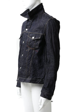 Load image into Gallery viewer, BACKLASH xx FULLCOUNT Collaboration JEAN JACKET / 13.7oz ZIMBABWE DENIM (INDIGO BLUE)