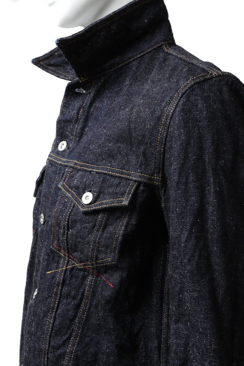 Load image into Gallery viewer, BACKLASH xx FULLCOUNT Collaboration JEAN JACKET / 13.7oz ZIMBABWE DENIM (INDIGO BLUE)