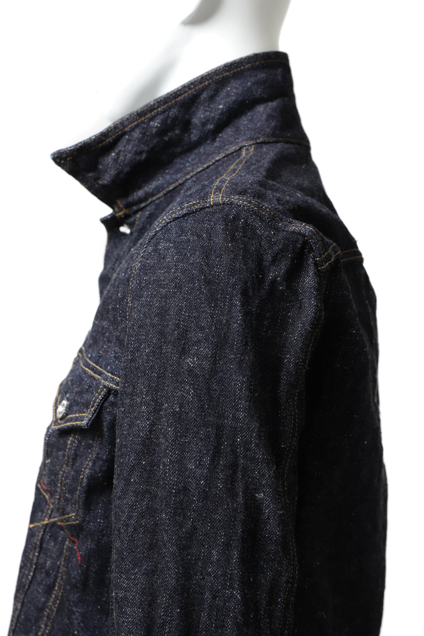 Load image into Gallery viewer, BACKLASH xx FULLCOUNT Collaboration JEAN JACKET / 13.7oz ZIMBABWE DENIM (INDIGO BLUE)