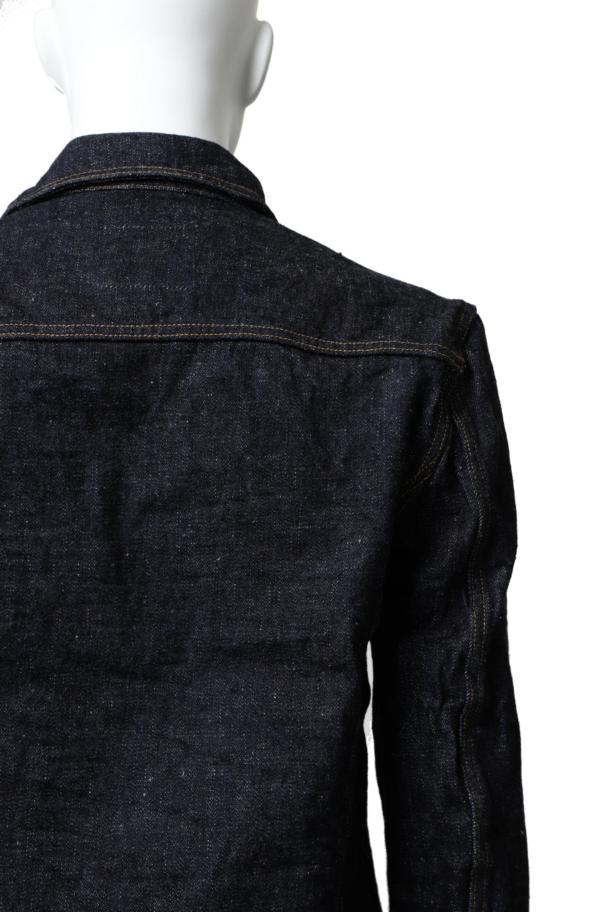 Load image into Gallery viewer, BACKLASH xx FULLCOUNT Collaboration JEAN JACKET / 13.7oz ZIMBABWE DENIM (INDIGO BLUE)