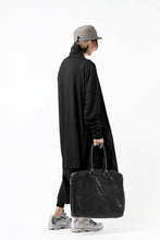 画像をギャラリービューアに読み込む, FIRST AID TO THE INJURED THEODOR DRAPE CARDIGAN / SINGLE JERSEY (BLACK)