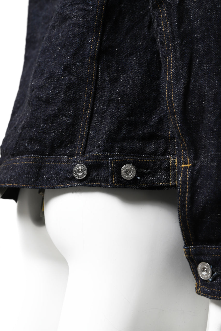 Load image into Gallery viewer, BACKLASH xx FULLCOUNT Collaboration JEAN JACKET / 13.7oz ZIMBABWE DENIM (INDIGO BLUE)