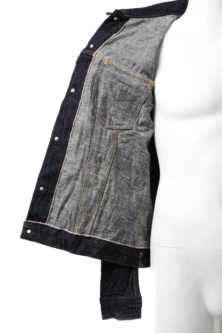 Load image into Gallery viewer, BACKLASH xx FULLCOUNT Collaboration JEAN JACKET / 13.7oz ZIMBABWE DENIM (INDIGO BLUE)