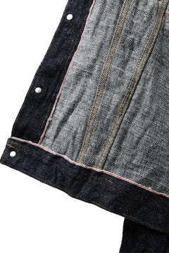 Load image into Gallery viewer, BACKLASH xx FULLCOUNT Collaboration JEAN JACKET / 13.7oz ZIMBABWE DENIM (INDIGO BLUE)