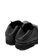 画像をギャラリービューアに読み込む, Portaille "one make" PL5 VB Slipon Shoes / Oiled Kip (OVER DYED BLACK)
