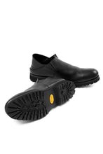 画像をギャラリービューアに読み込む, Portaille "one make" PL5 VB Slipon Shoes / Oiled Kip (OVER DYED BLACK)