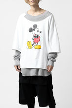 画像をギャラリービューアに読み込む, FACETASM × DISNEY Collaboration MICKEY DOCKING LAYER TOPS (WHITE)