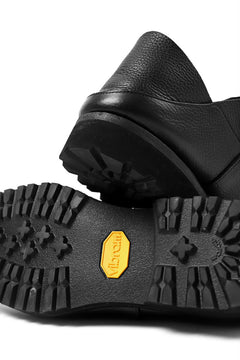 画像をギャラリービューアに読み込む, Portaille "one make" PL5 VB Slipon Shoes / Oiled Kip (OVER DYED BLACK)