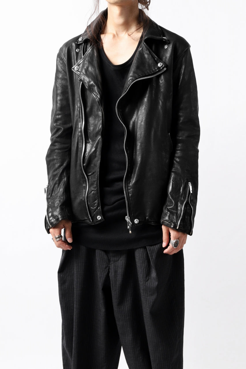 画像をギャラリービューアに読み込む, BACKLASH THE LINE DOUBLE BREASTED JACKET / ITALY CALF