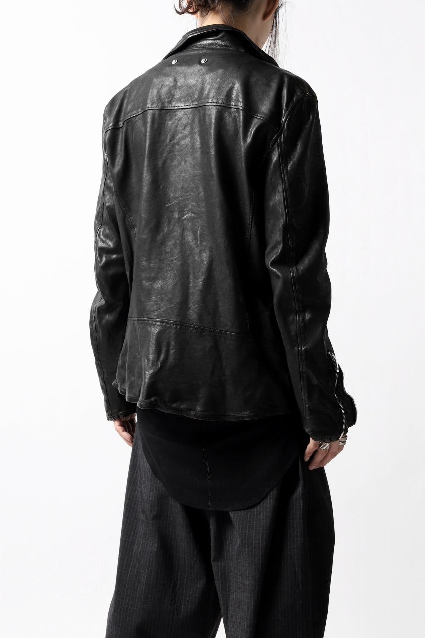 画像をギャラリービューアに読み込む, BACKLASH THE LINE DOUBLE BREASTED JACKET / ITALY CALF