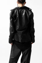 画像をギャラリービューアに読み込む, BACKLASH THE LINE DOUBLE BREASTED JACKET / ITALY CALF