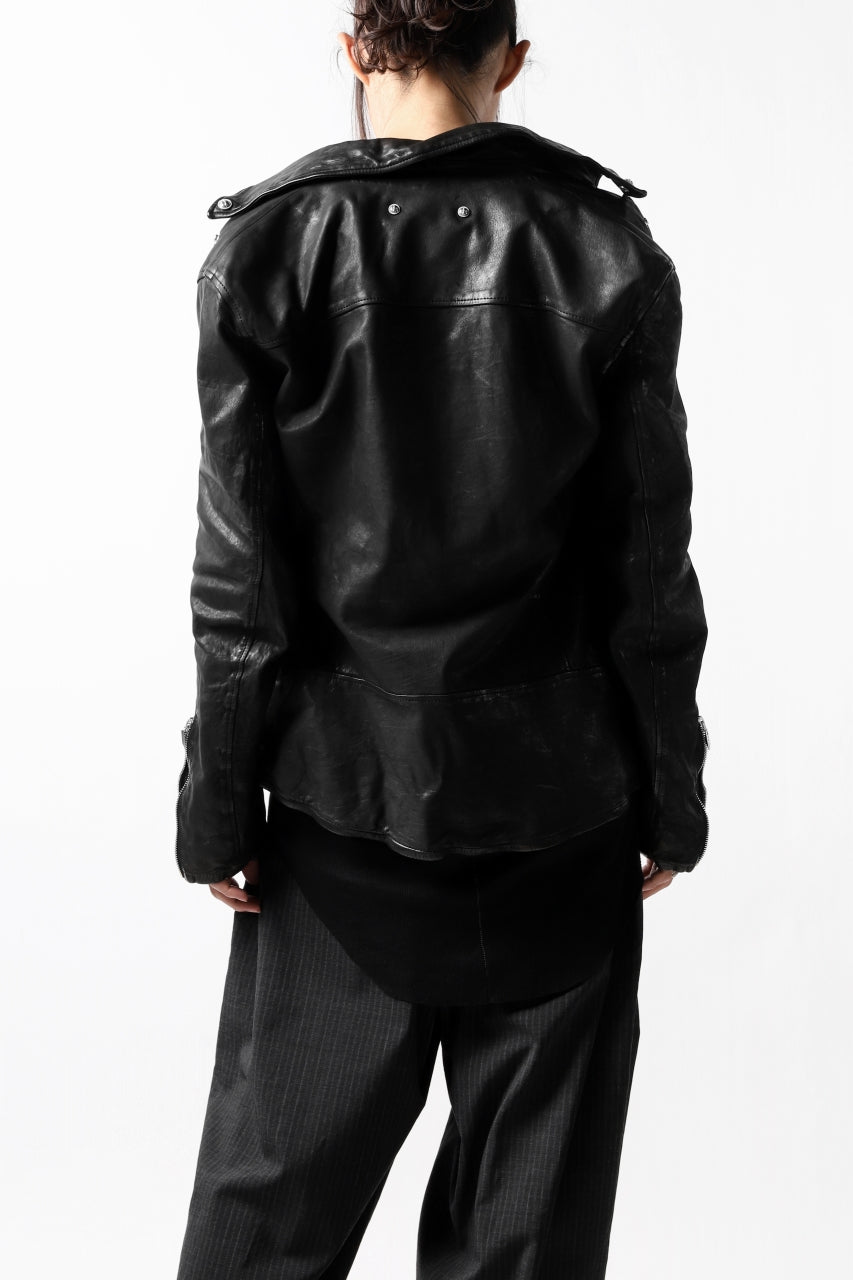 画像をギャラリービューアに読み込む, BACKLASH THE LINE DOUBLE BREASTED JACKET / ITALY CALF