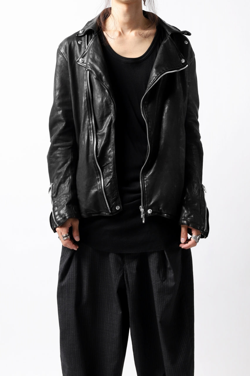 画像をギャラリービューアに読み込む, BACKLASH THE LINE DOUBLE BREASTED JACKET / ITALY CALF