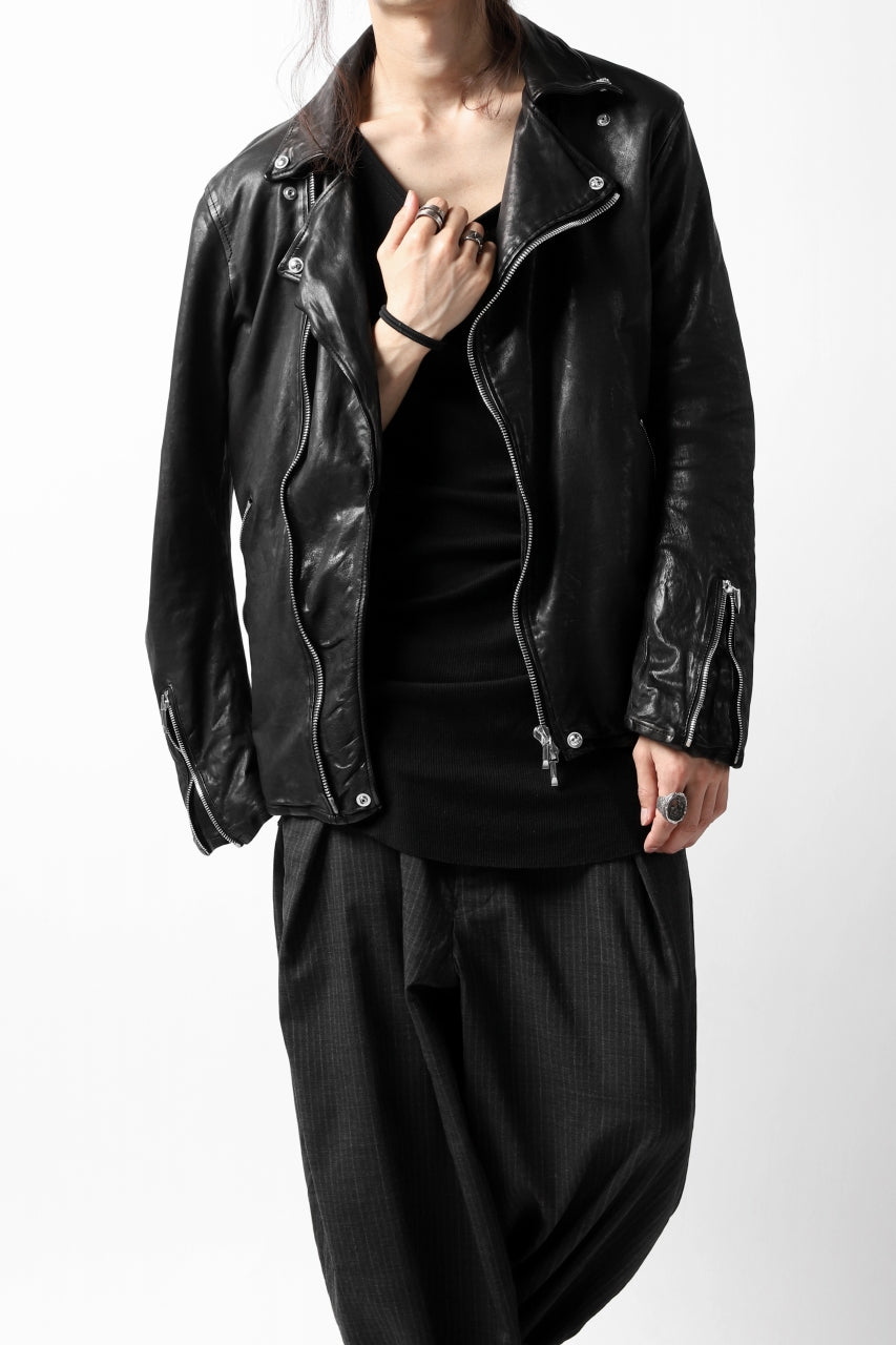画像をギャラリービューアに読み込む, BACKLASH THE LINE DOUBLE BREASTED JACKET / ITALY CALF