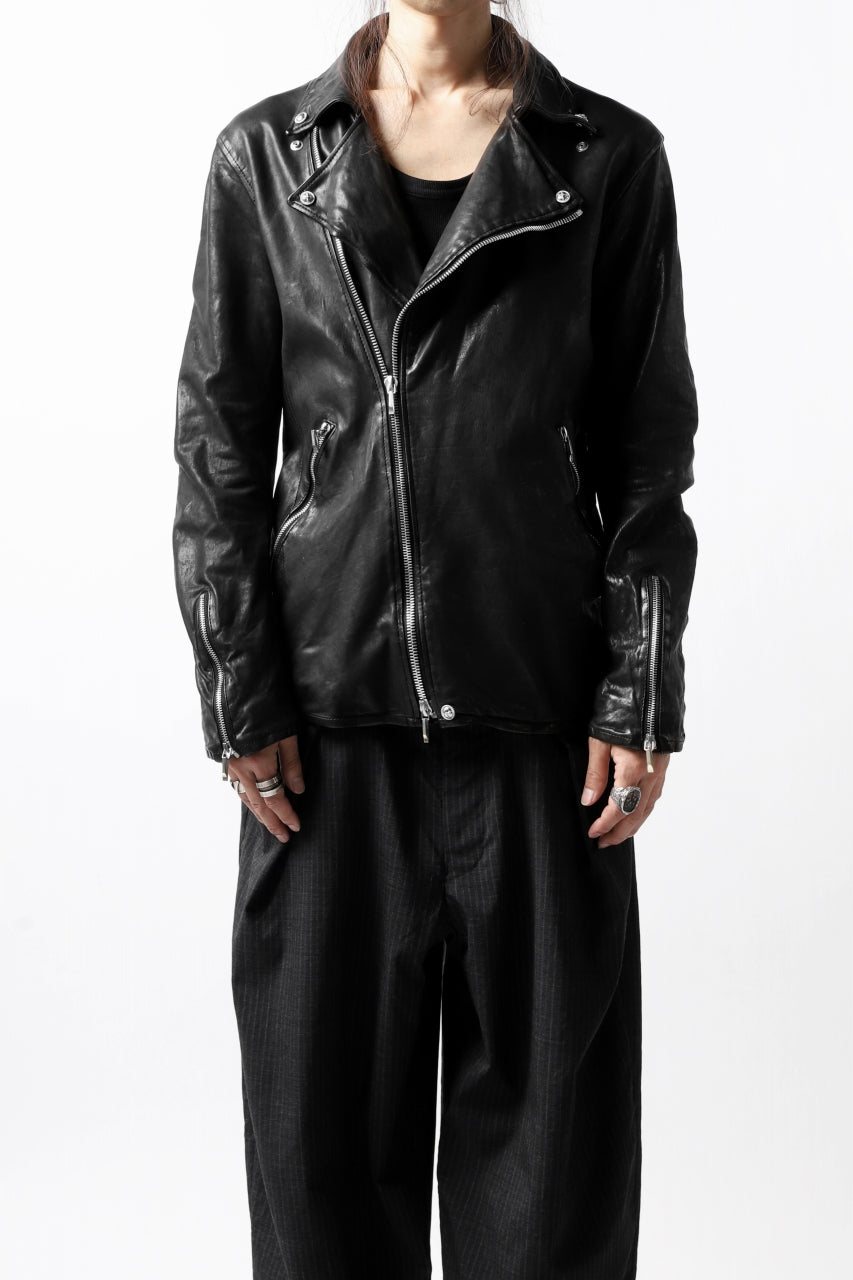 画像をギャラリービューアに読み込む, BACKLASH THE LINE DOUBLE BREASTED JACKET / ITALY CALF