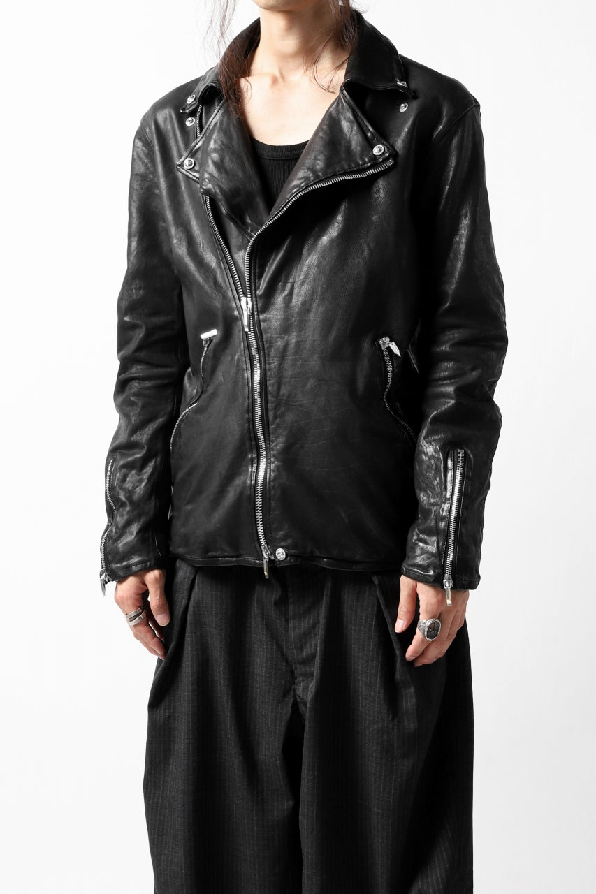 画像をギャラリービューアに読み込む, BACKLASH THE LINE DOUBLE BREASTED JACKET / ITALY CALF