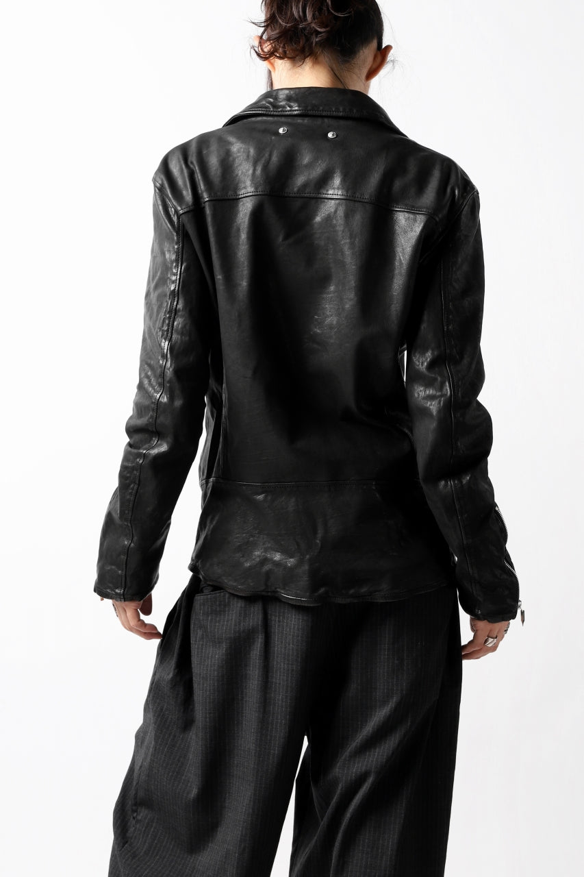 画像をギャラリービューアに読み込む, BACKLASH THE LINE DOUBLE BREASTED JACKET / ITALY CALF