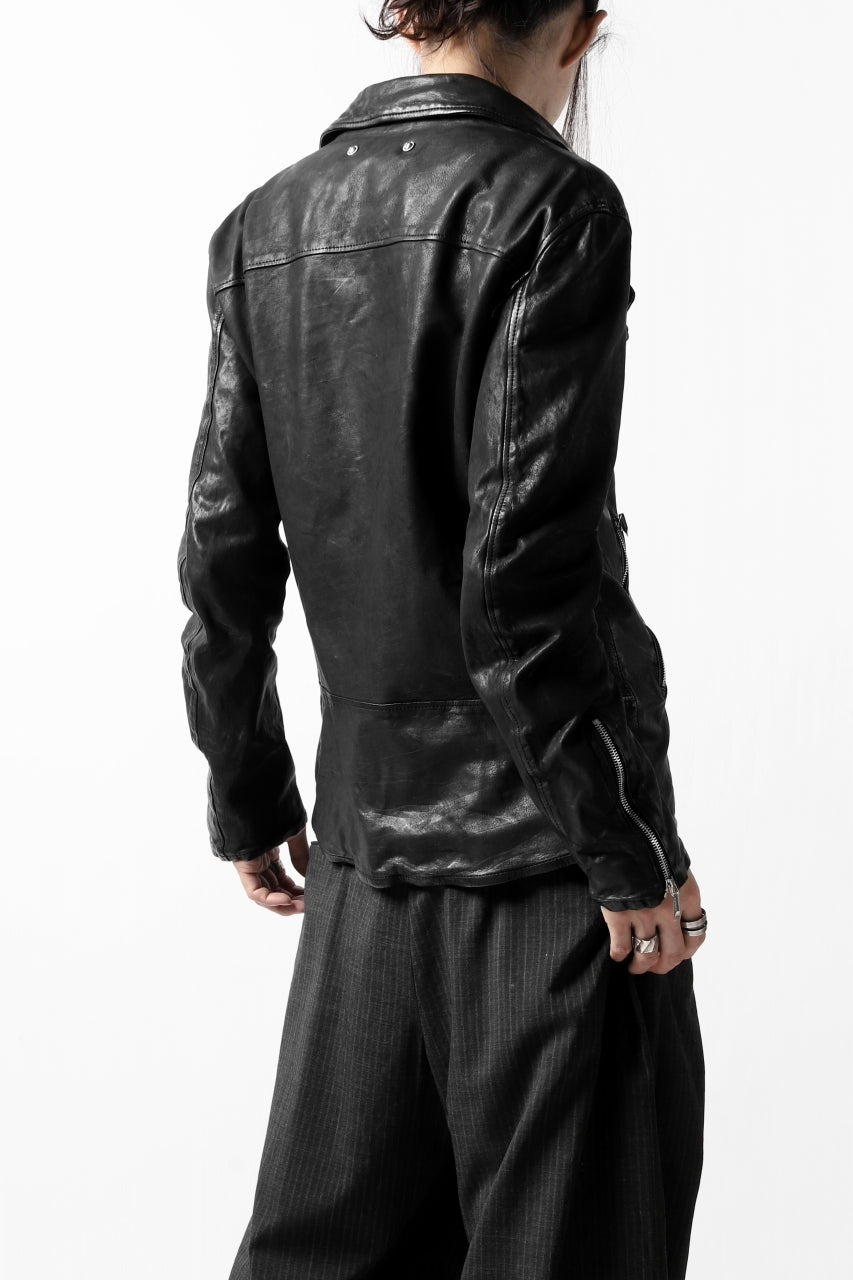 画像をギャラリービューアに読み込む, BACKLASH THE LINE DOUBLE BREASTED JACKET / ITALY CALF
