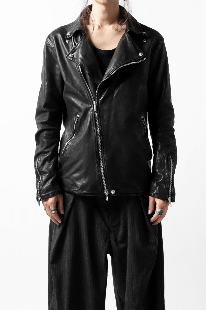 画像をギャラリービューアに読み込む, BACKLASH THE LINE DOUBLE BREASTED JACKET / ITALY CALF