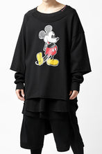 画像をギャラリービューアに読み込む, FACETASM × DISNEY Collaboration MICKEY DOCKING LAYER TOPS (BLACK)