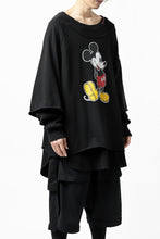 画像をギャラリービューアに読み込む, FACETASM × DISNEY Collaboration MICKEY DOCKING LAYER TOPS (BLACK)