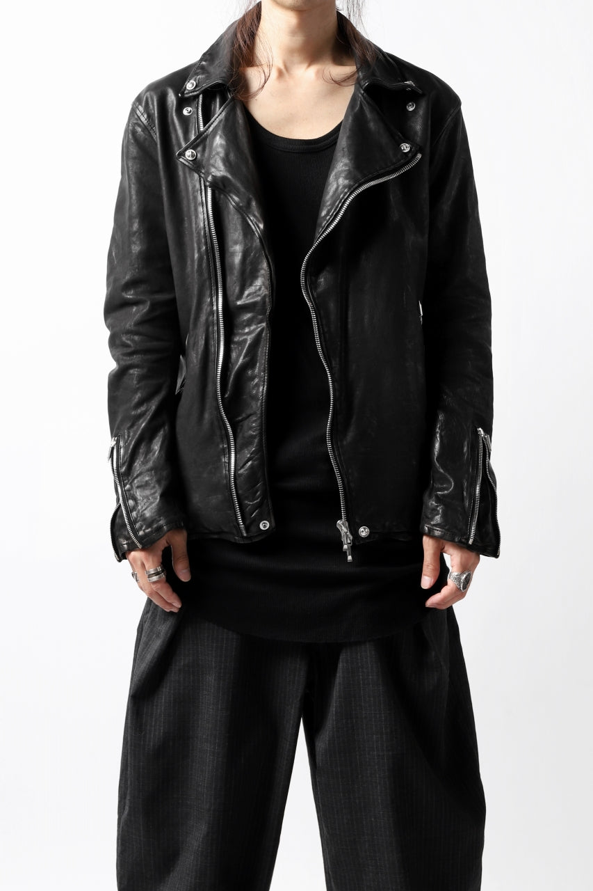 画像をギャラリービューアに読み込む, BACKLASH THE LINE DOUBLE BREASTED JACKET / ITALY CALF