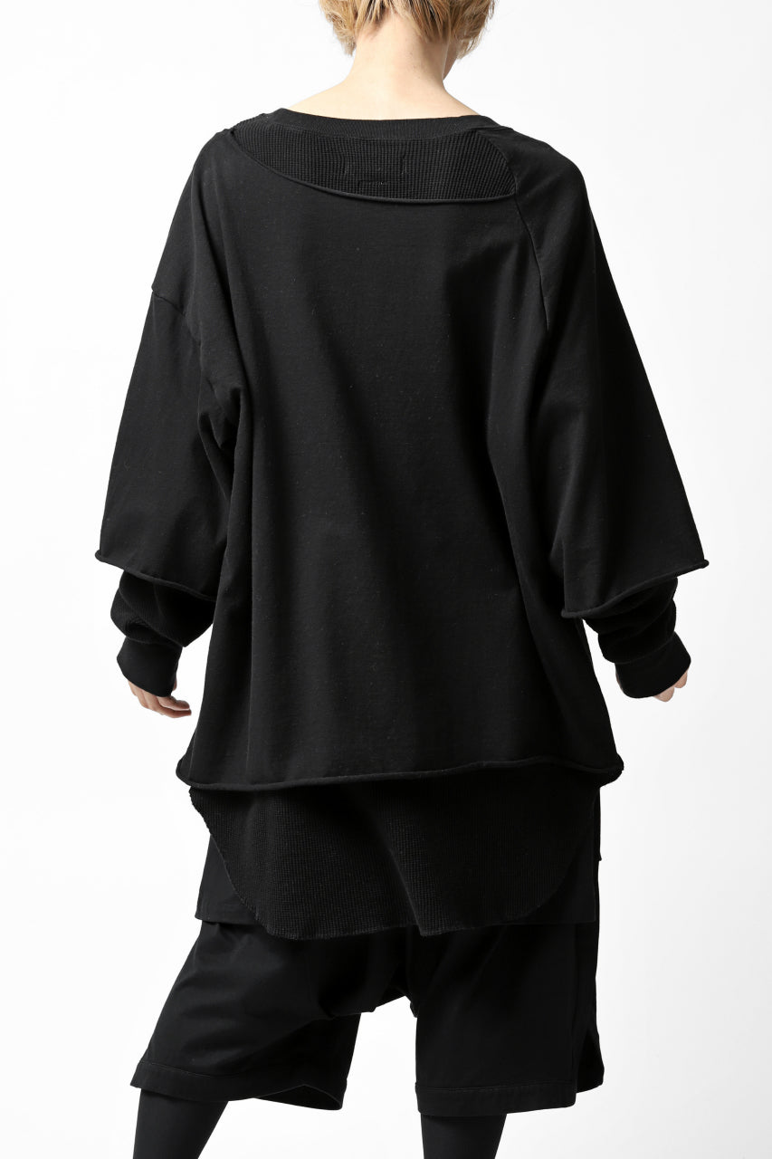 画像をギャラリービューアに読み込む, FACETASM × DISNEY Collaboration MICKEY DOCKING LAYER TOPS (BLACK)