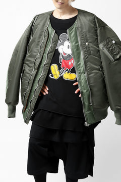 画像をギャラリービューアに読み込む, FACETASM × DISNEY Collaboration MICKEY DOCKING LAYER TOPS (BLACK)