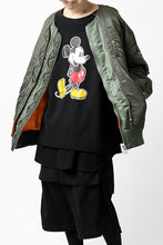 画像をギャラリービューアに読み込む, FACETASM × DISNEY Collaboration MICKEY DOCKING LAYER TOPS (BLACK)