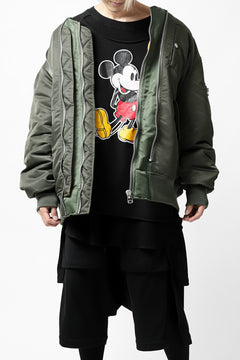 画像をギャラリービューアに読み込む, FACETASM × DISNEY Collaboration MICKEY DOCKING LAYER TOPS (BLACK)