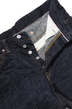 Load image into Gallery viewer, BACKLASH xx FULLCOUNT Collaboration BOOT CUT PANTS / 13.7oz ZIMBABWE DENIM (INDIGO BLUE)