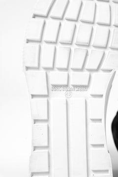 画像をギャラリービューアに読み込む, BORIS BIDJAN SABERI HORSE LEATHER MID CUT SNEAKER / WASHED & HAND TREATED "BAMBA1.1-SIN" (BLACK x WHITE)