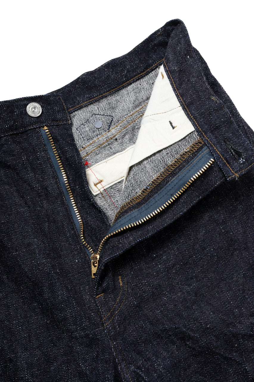 Load image into Gallery viewer, BACKLASH xx FULLCOUNT Collaboration THREE DIMENSIONAL PANTS / 13.7oz ZIMBABWE DENIM (INDIGO BLUE)