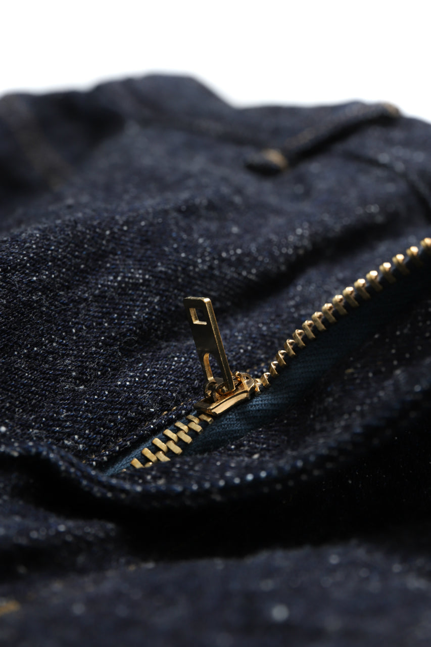 Load image into Gallery viewer, BACKLASH xx FULLCOUNT Collaboration THREE DIMENSIONAL PANTS / 13.7oz ZIMBABWE DENIM (INDIGO BLUE)