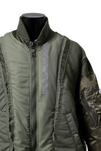 画像をギャラリービューアに読み込む, FACETASM DOCKING/LAYER FLIGHT JACKET (KHAKI)