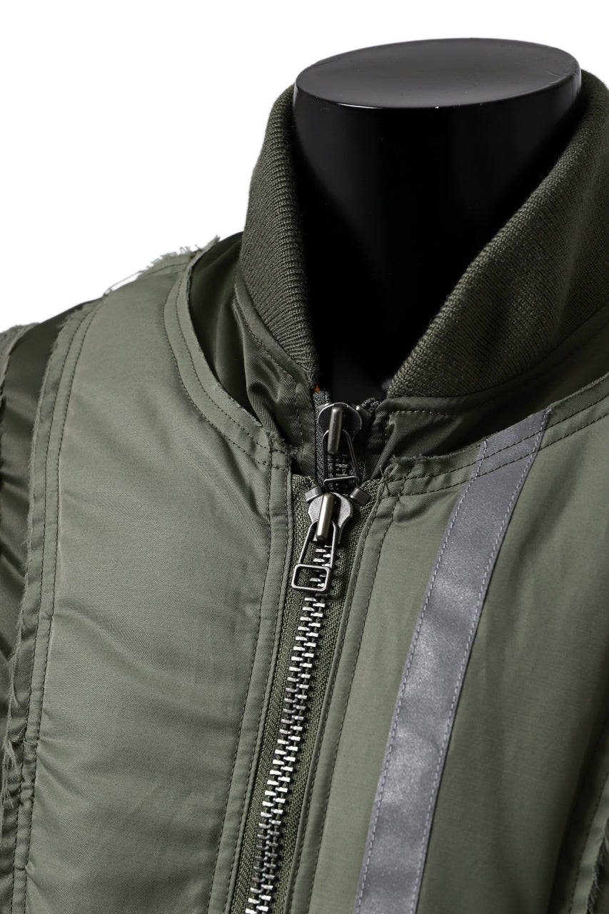 画像をギャラリービューアに読み込む, FACETASM DOCKING/LAYER FLIGHT JACKET (KHAKI)