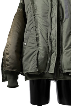 画像をギャラリービューアに読み込む, FACETASM DOCKING/LAYER FLIGHT JACKET (KHAKI)