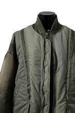 画像をギャラリービューアに読み込む, FACETASM DOCKING/LAYER FLIGHT JACKET (KHAKI)