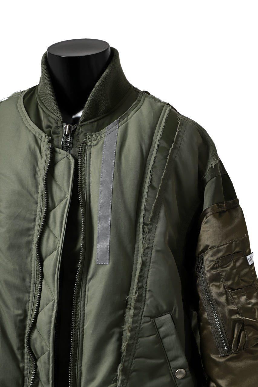 画像をギャラリービューアに読み込む, FACETASM DOCKING/LAYER FLIGHT JACKET (KHAKI)