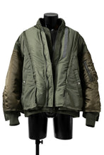 画像をギャラリービューアに読み込む, FACETASM DOCKING/LAYER FLIGHT JACKET (KHAKI)