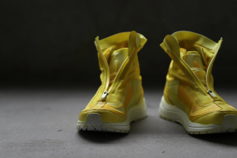 画像をギャラリービューアに読み込む, 11 BY BORIS BIDJAN SABERI x SALOMON "BAMBA 2 HIGH" (OBJECT DYED YELLOW)
